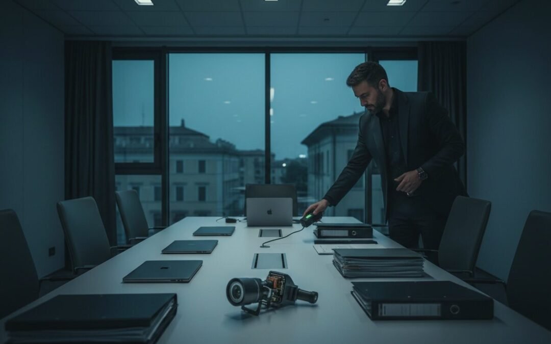 Bonifiche ambientali da microspie a Recanati per la sicurezza dei progetti aziendali