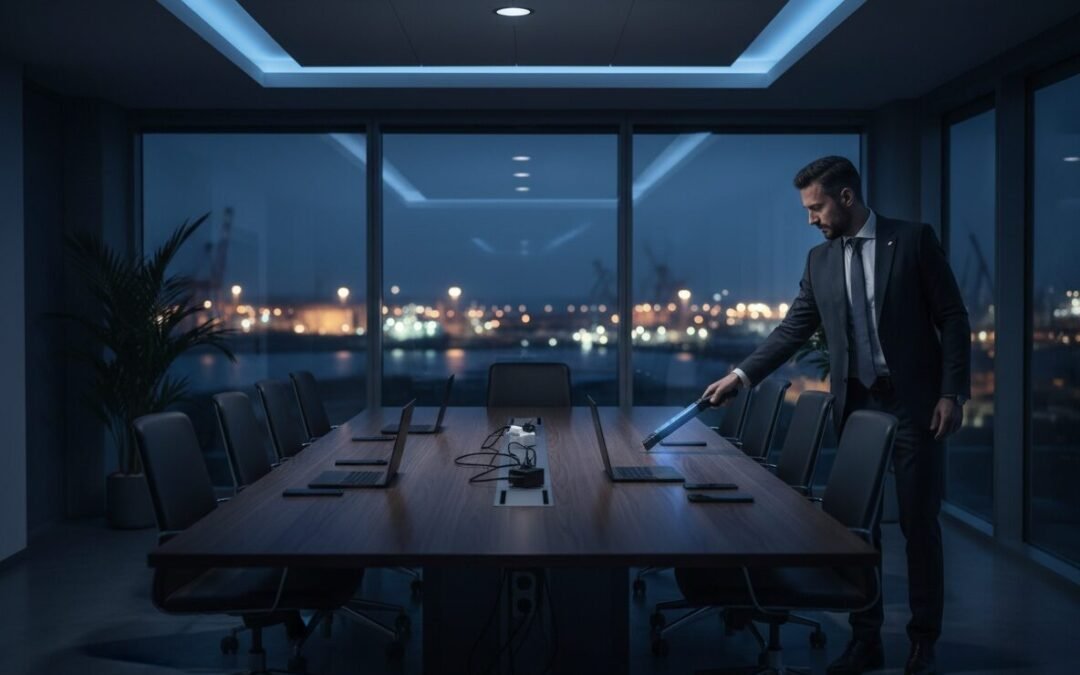 Bonifica da microspie a Falconara Marittima per riunioni davvero riservate